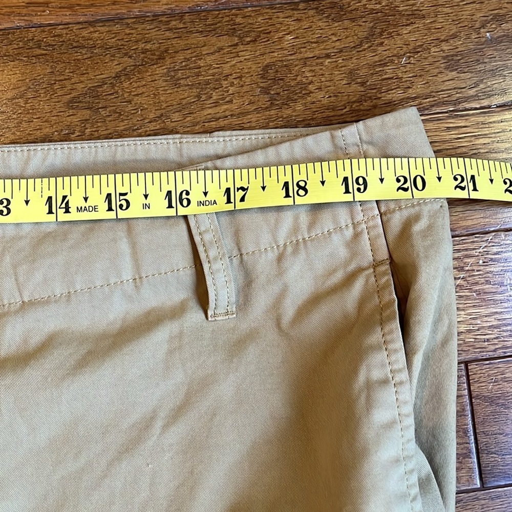 J.Crew | 2023 Sailor Heritage Relaxed Chino Tan Wide Leg Pant Plus Size 34/18 - Picture 9 of 10